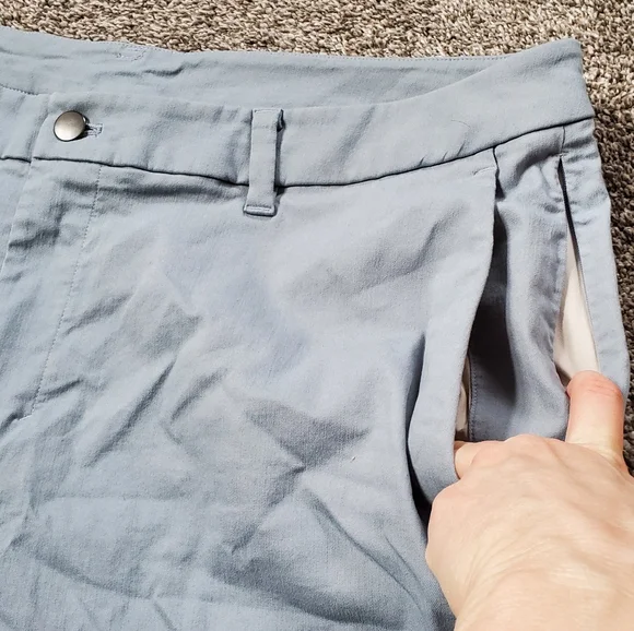 Lululemon Shorts Mens Dresden Blue Commission Classic Fit Chino - Picture 5 of 9